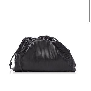 Bottega Veneta calfskin mini Pouch Bark Embossed.